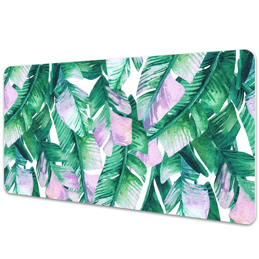Protège bureau Feuilles de couleur pastel