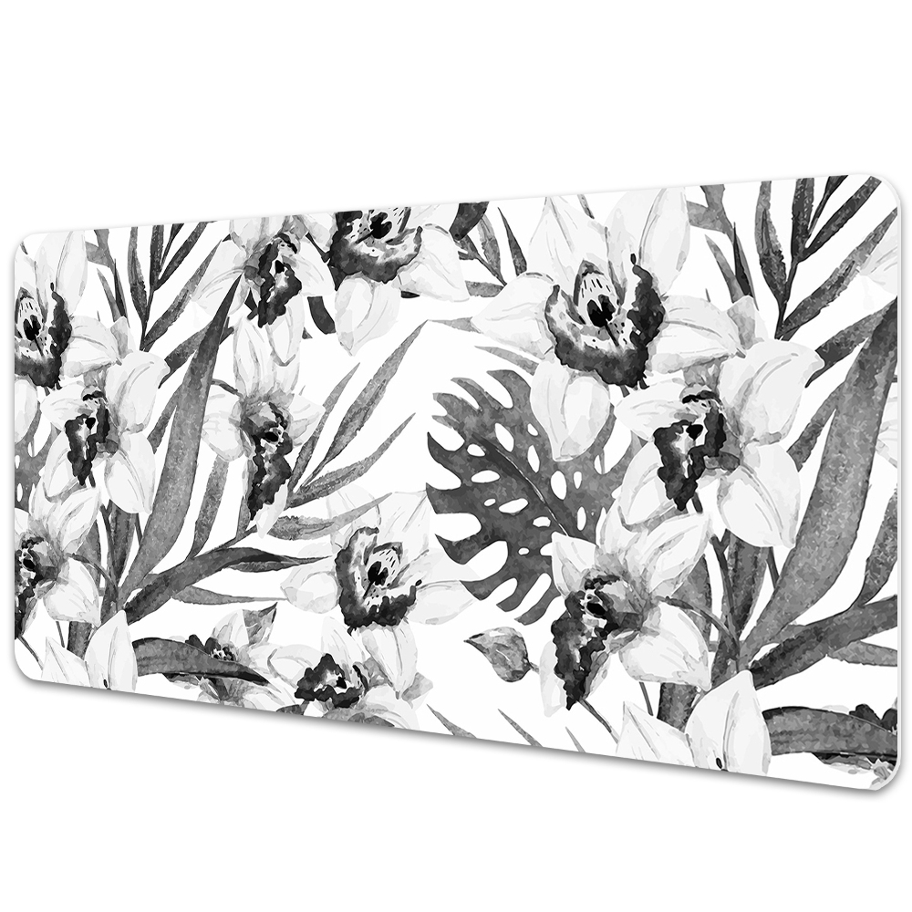 Sous-main bureau Motif floral unique