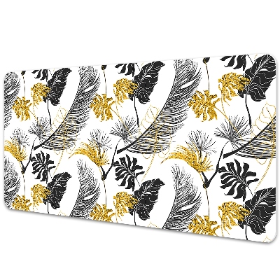 Tapis de bureau Plantes tropicales dorées