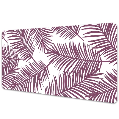 Sous main de bureau Feuilles rouges