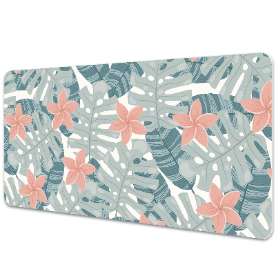 Sous-main bureau Tropiques sur peinture murale