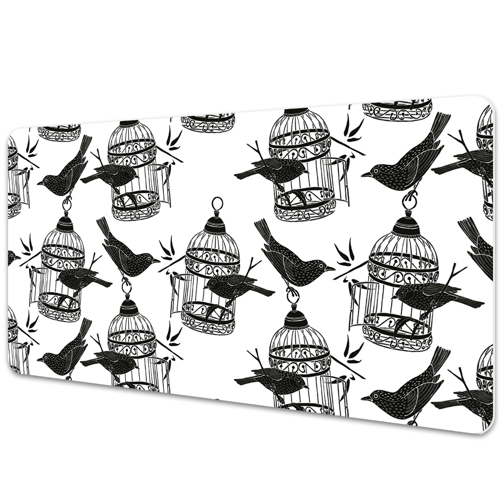Sous main de bureau Cages à oiseaux