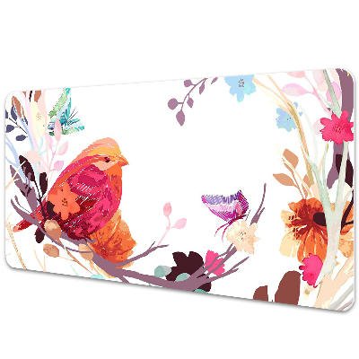 Tapis de bureau Brindille avec oiseaux