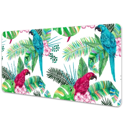 Protège bureau Perroquets sur une fresque