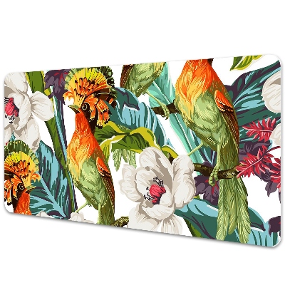 Sous-main bureau Oiseaux tropicaux