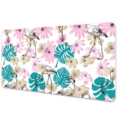 Sous main de bureau Flamants dans le tableau