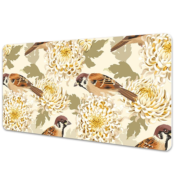 Sous-main bureau Oiseaux bruns
