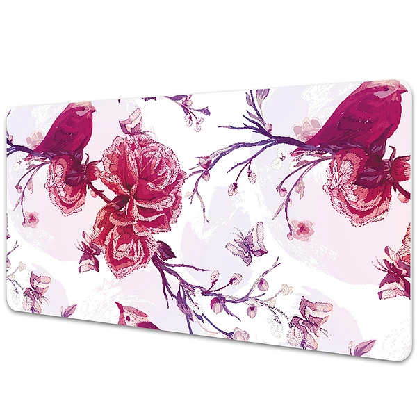 Sous main de bureau Motif naturel violet