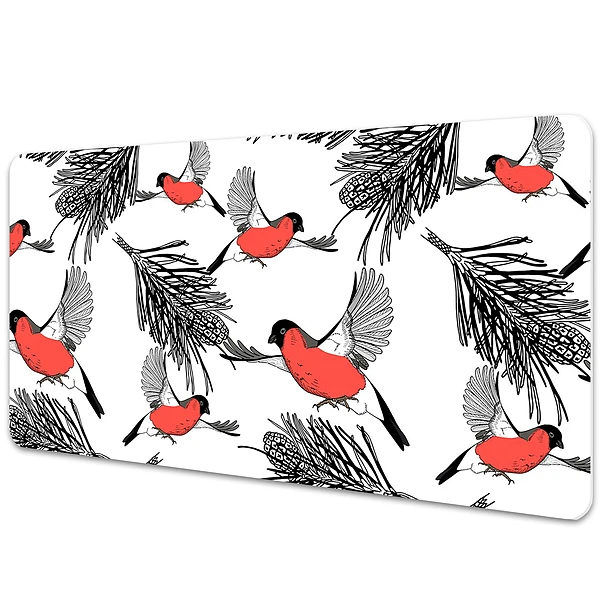Sous-main bureau Oiseaux dans les arbres