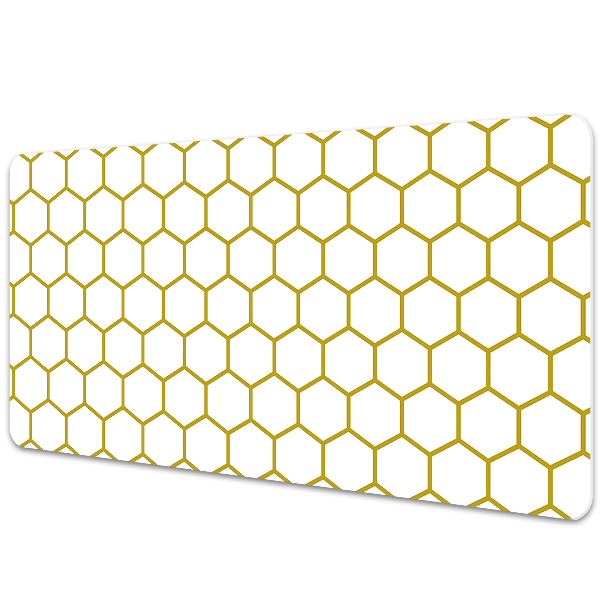 Tapis de bureau Hexagone