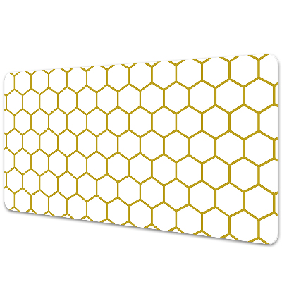 Tapis de bureau Hexagone