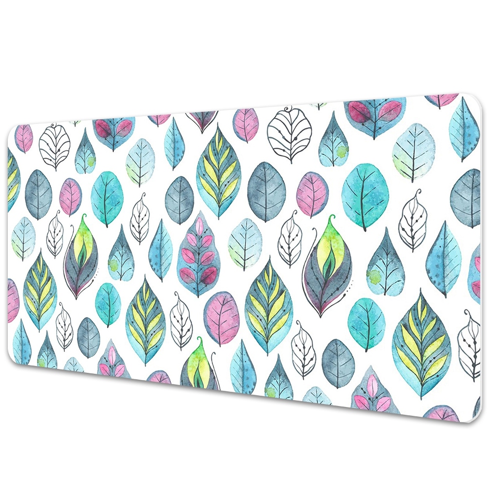 Sous-main bureau Feuilles dessinées