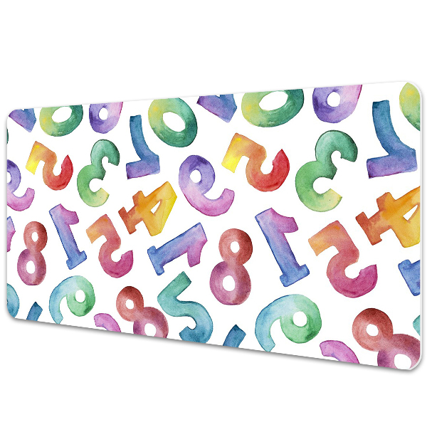 Tapis de bureau Alphabet coloré