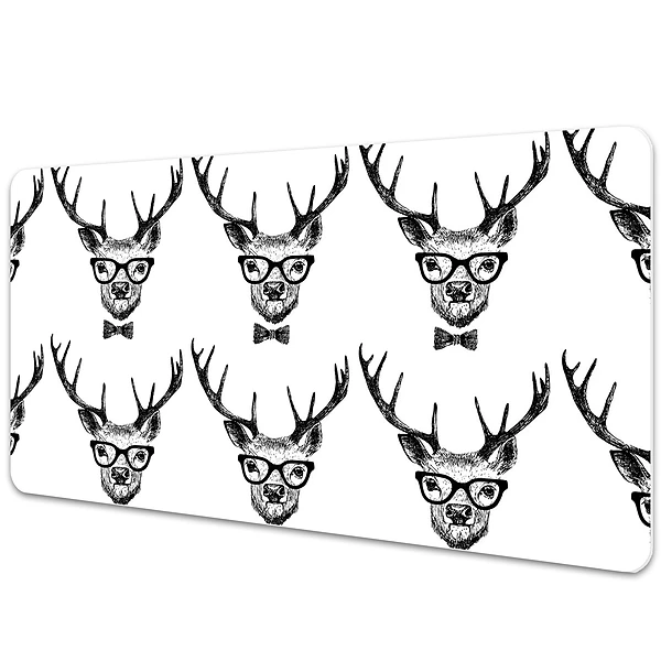 Sous-main bureau Cerf dessiné