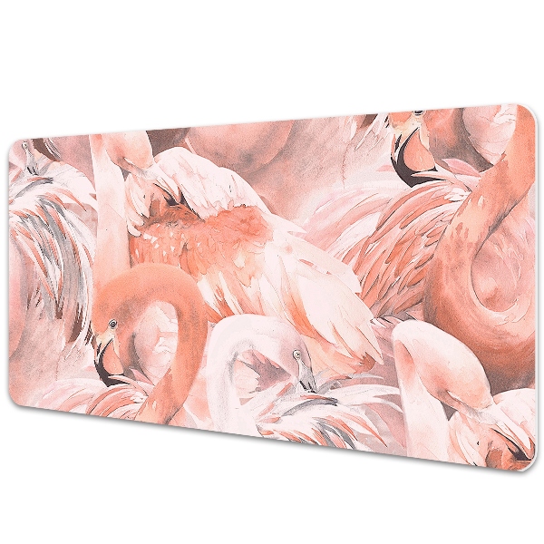 Tapis de bureau Flamants