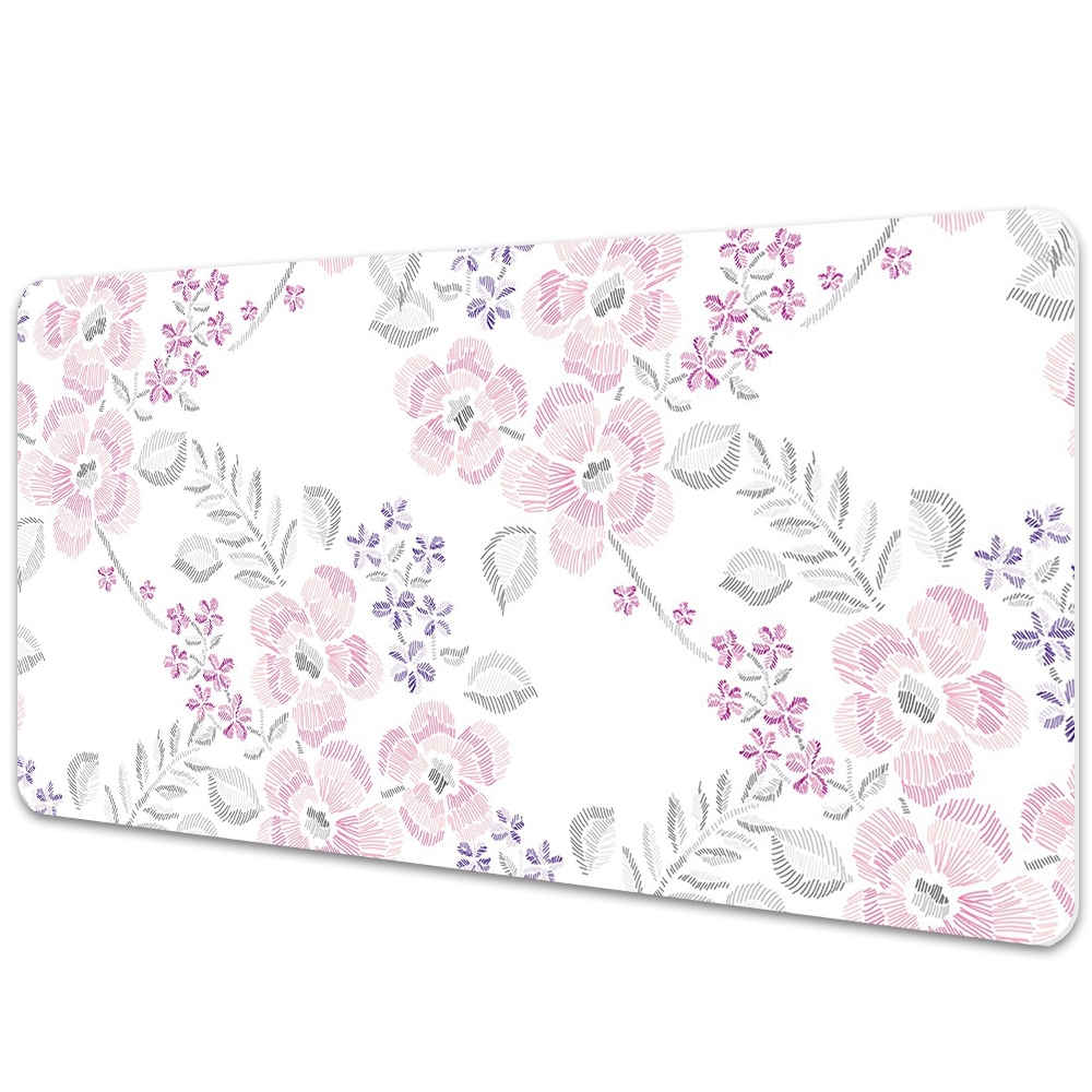 Sous-main bureau Motif floral