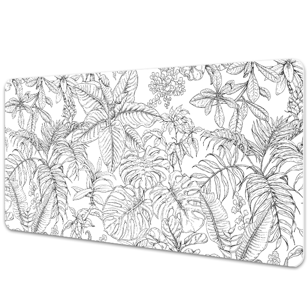 Tapis de bureau Croquis tropical