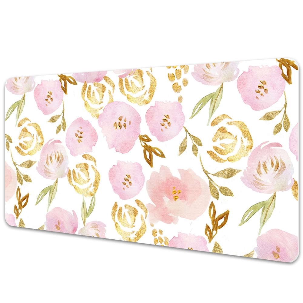 Tapis de bureau Fleurs peintes à l'aquarelle
