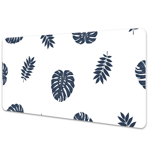 Sous-main bureau Feuilles tropicales