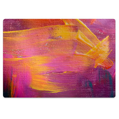 Tapis de chaise de bureau Peinture sur peinture