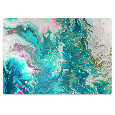 Tapis protège sol Fantaisie verte