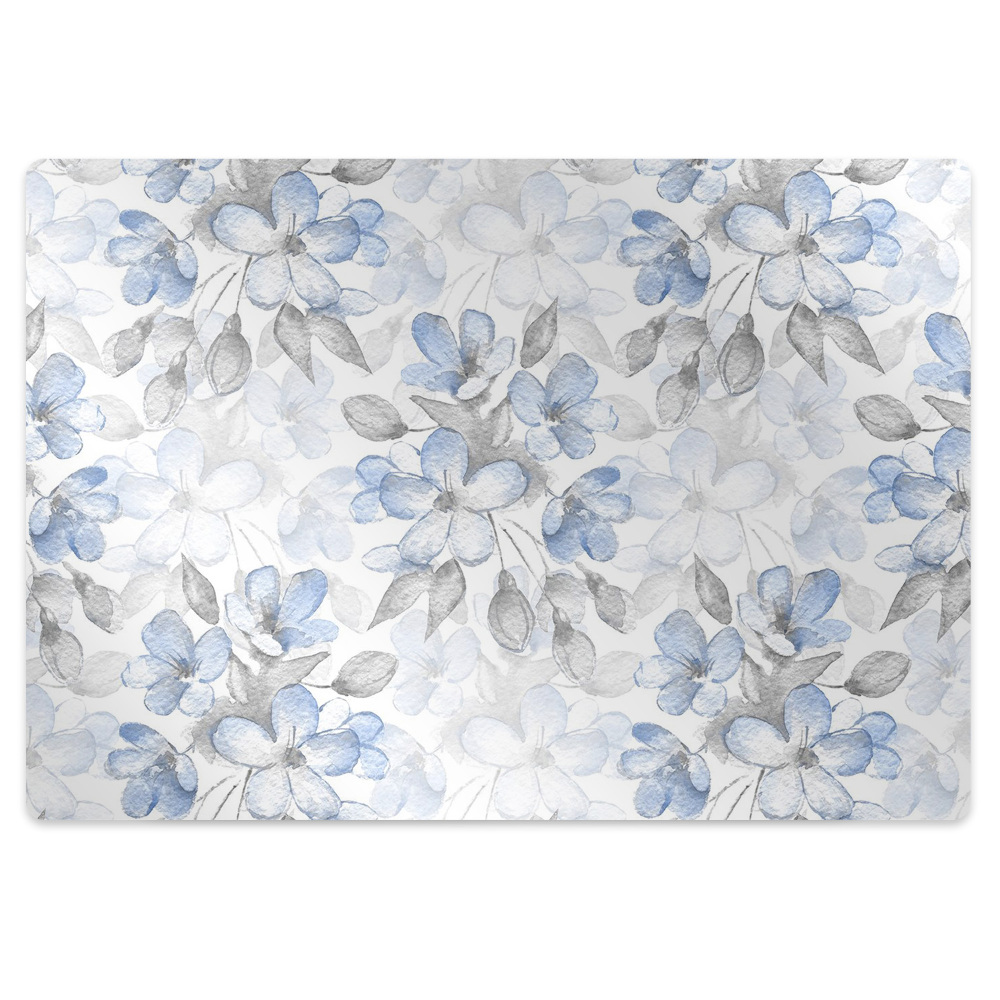 Tapis bureau Fleurs