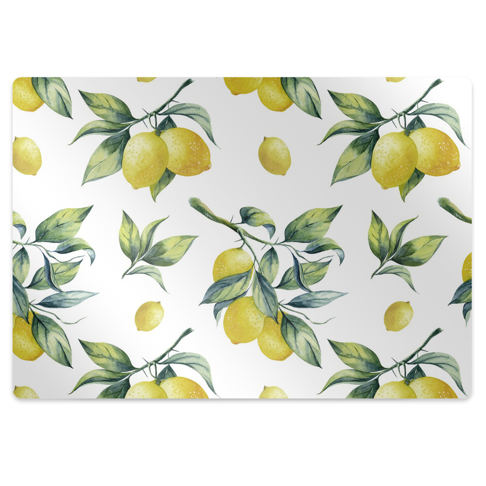 Tapis protège sol Agrumes jaunes