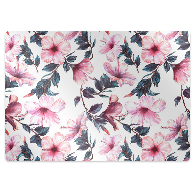 Tapis protection sol Fleur unique