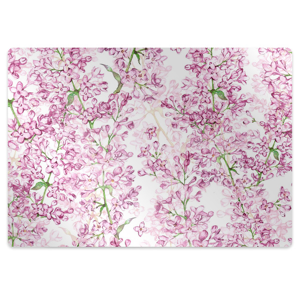 Tapis pour chaise de bureau Fleurs de lilas