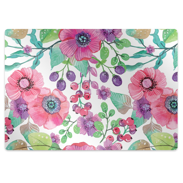 Tapis de chaise Fleurs et baies