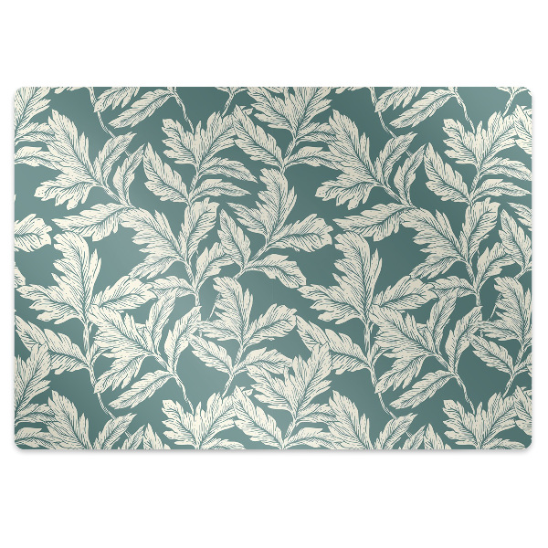 Tapis protection sol Peinture de feuilles