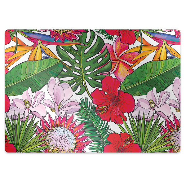 Tapis de chaise Fleurs colorées