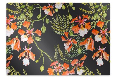 Tapis de chaise Fleurs lumineuses