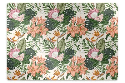 Tapis de protection de sol Fleurs murales