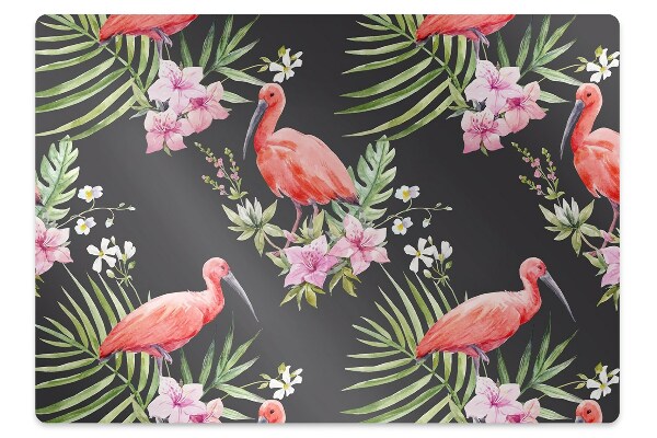 Tapis bureau Bel oiseau noir