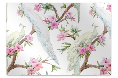 Tapis de chaise Beaux paons