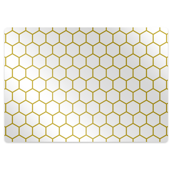 Tapis protection sol Hexagone