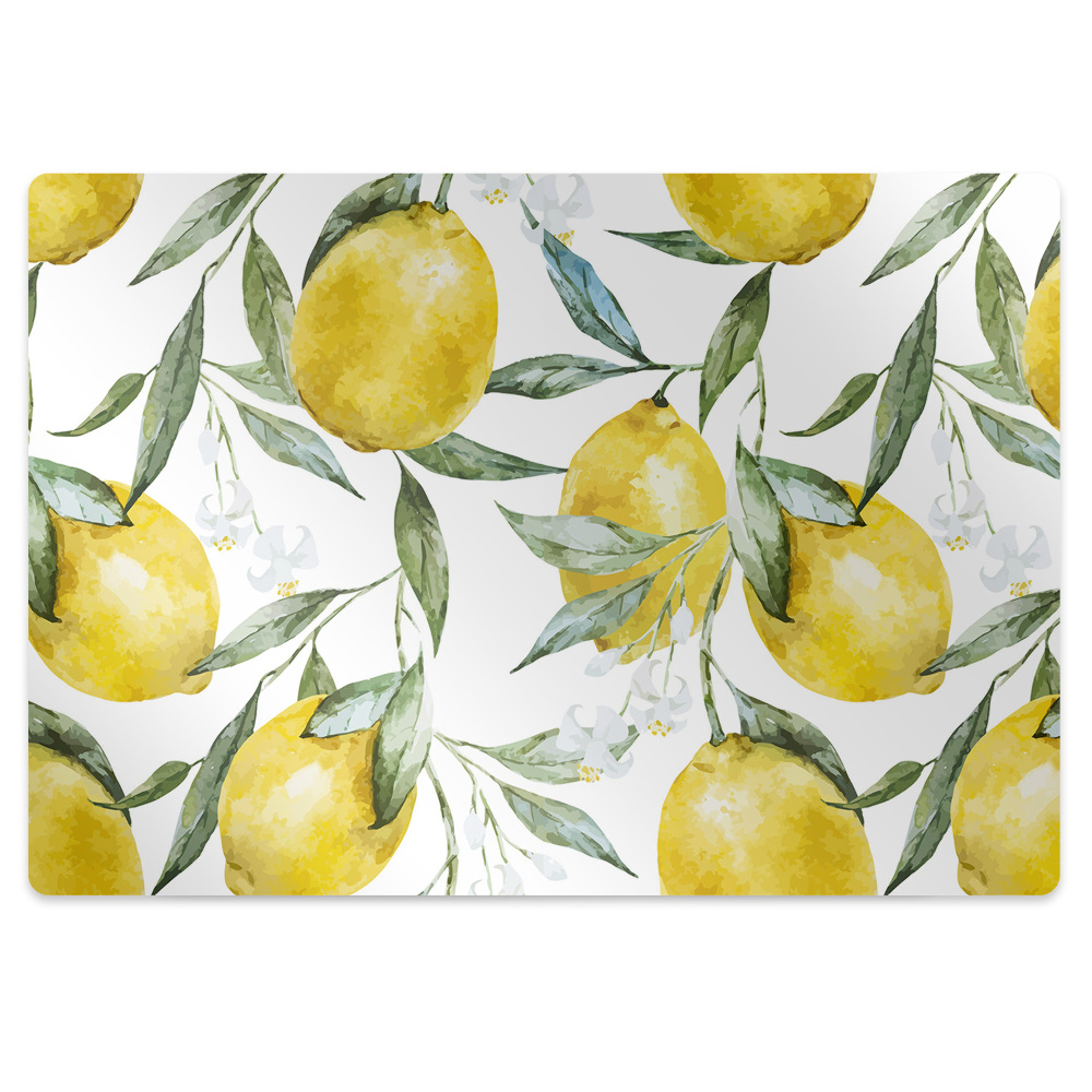 Tapis protège sol Agrumes peints