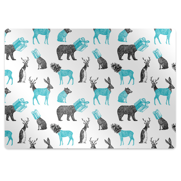 Tapis de chaise de bureau Faune