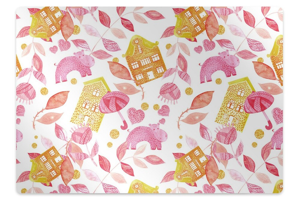 Tapis protège sol Hippopotames