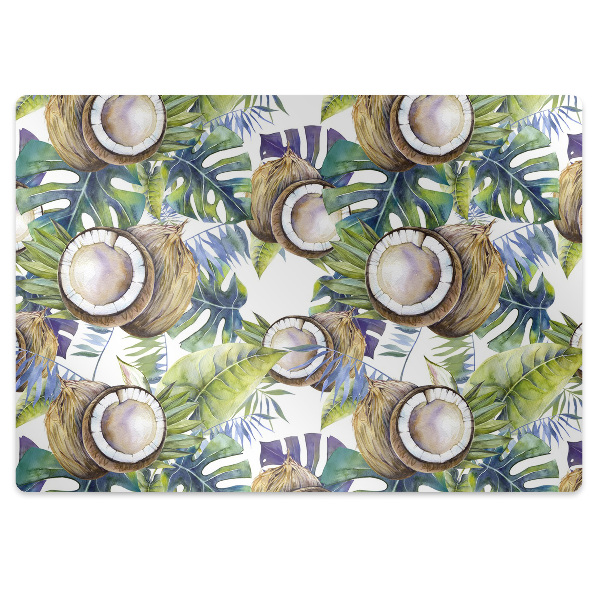 Tapis de protection de sol Motif de noix de coco