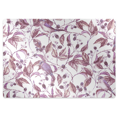 Tapis de chaise Oiseaux dans la forêt