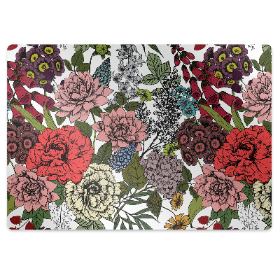 Tapis de protection de sol Fleurs d'automne