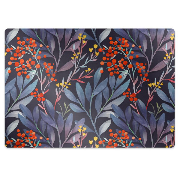 Tapis bureau Peinture de fleurs