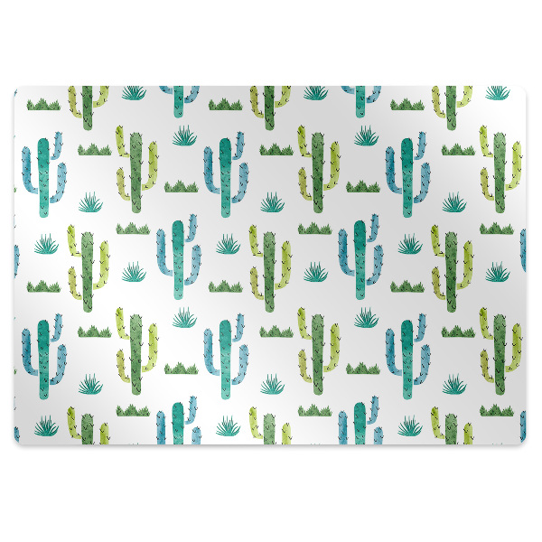 Tapis de protection de sol Image avec cactus