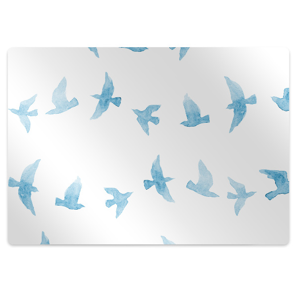 Tapis de chaise de bureau Oiseaux volants