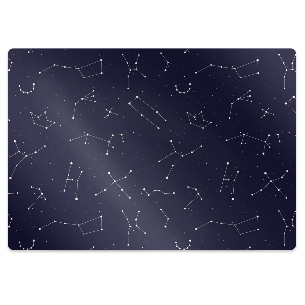 Tapis fauteuil bureau Constellation d'étoiles