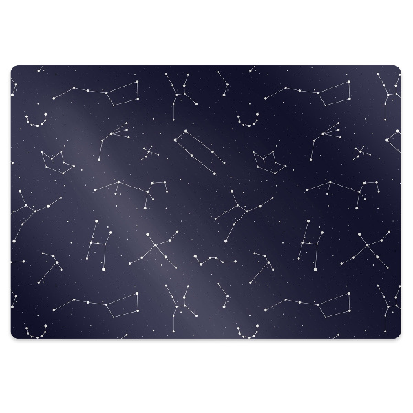 Tapis fauteuil bureau Constellation d'étoiles