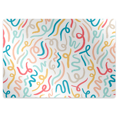 Tapis pour chaise de bureau Alphabet