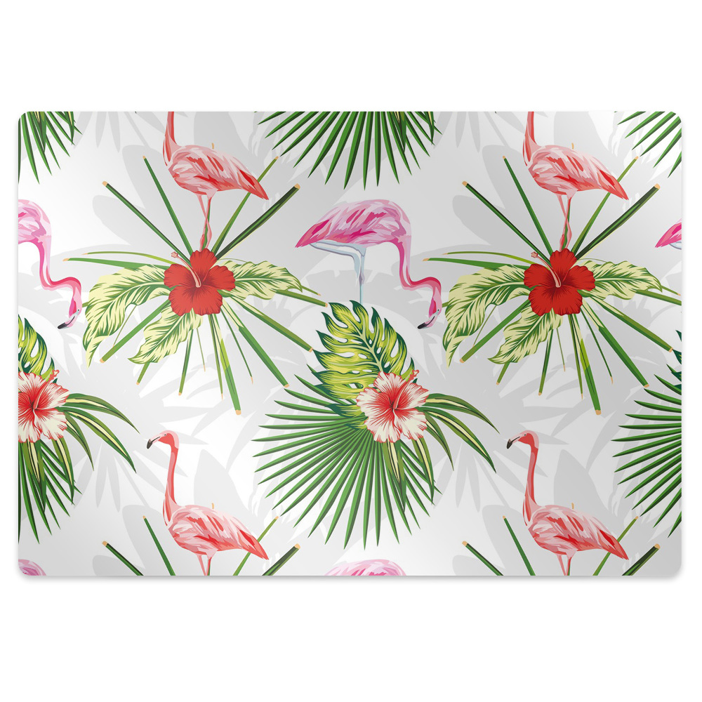 Tapis de chaise de bureau Oiseaux et fleurs